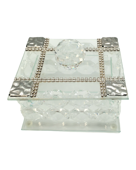Joyero Italiano 24% Cristal w. 925 Plata Argento Plateado #18138