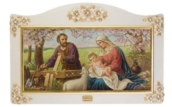 Italian  Holy Family Wall Picture #1220-024f