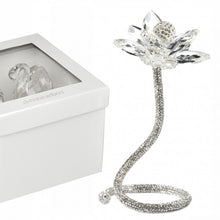 Load image into Gallery viewer, Debora Carlucci Crystal Beaded Swarovski Flower with Stem #6993
