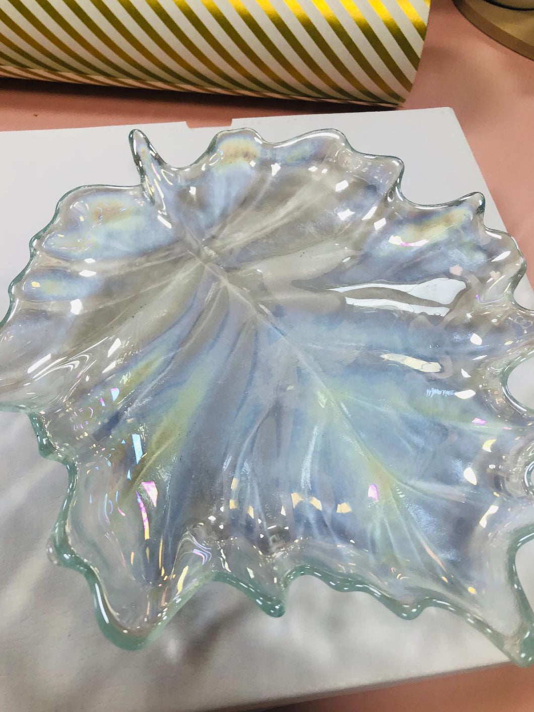 Debora Carlucci Leaf  Candy Dish #JS2